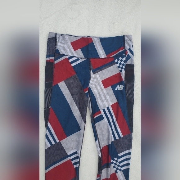 New Balance Active Sporty Yoga Women's Legging Pants Size M Multicolor - Picture 3 of 9